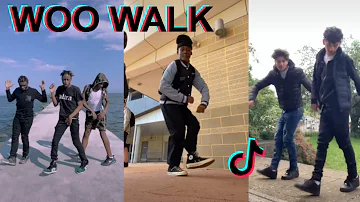 WOO WALK TIKTOK DANCE COMPILATION  (Get back - Pop Smoke)