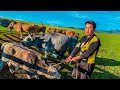 Утро Монгольских КОЧЕВНИКОВ! Как живут потомки ЧИНГИСХАНА?! Country life.ASMR. MONGOLIA