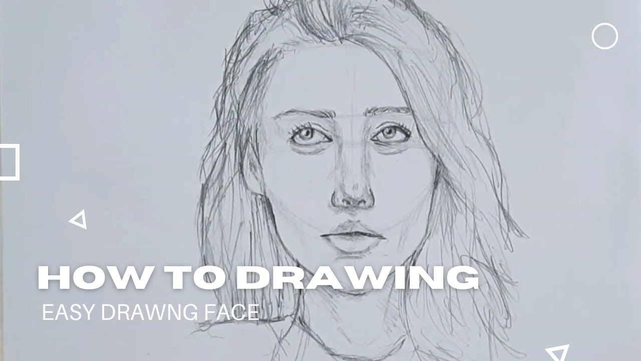 How to draw a portrait using Loomis method | step-by-step | drawing ...