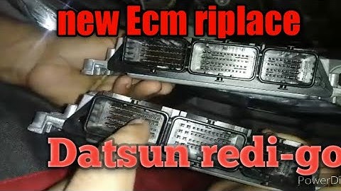 Datsun redigo new Ecm riplace and programing