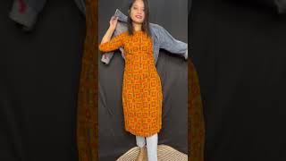 KURTI STYLING WITH JEANS screenshot 1