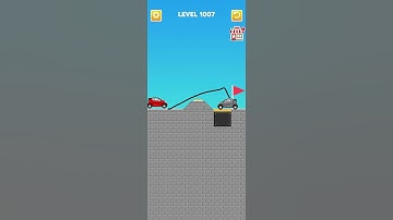 Draw Bridge puzzle level 1007 #gaming #game #gameplay #games #trend #draw #drawing #dop #shorts