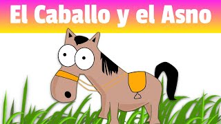 Cuento Infantil para Dormir Niños y Niñas  EL CABALLO Y EL ASNO