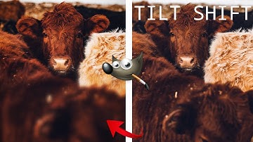 The TILT SHIFT effect in gimp