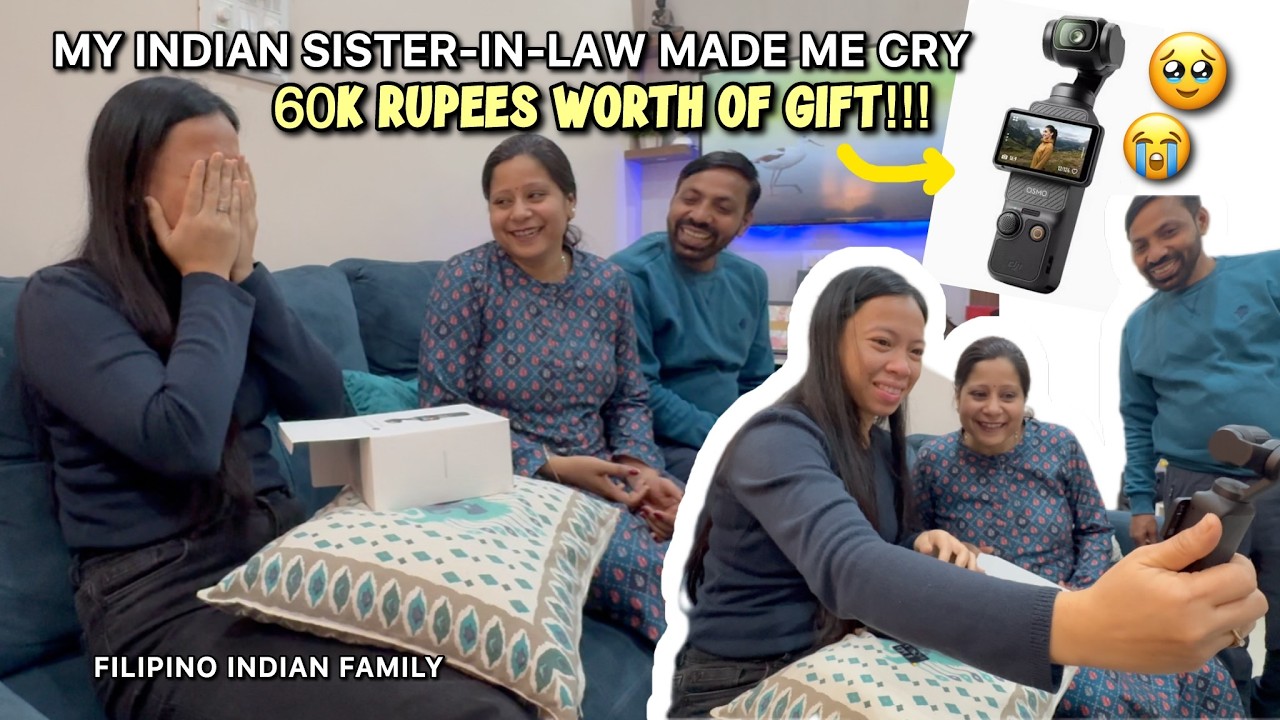 DJI OSMO POCKET 3 UNBOXING.. I DID NOT EXPECT MY SIS-IN-LAW TO DO THIS! ♥︎Filipino Indian Family