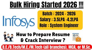 Infosys Off Campus Hiring 2026 Tamil |How to Prepare Resume For Infosys?Syllabus & Preparation Tamil