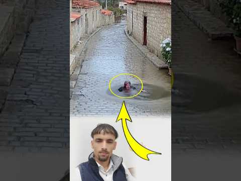 ثوان غي رت حياتها حفرة ابتلعت الفتاة أمام الجميع     