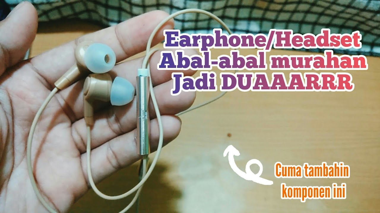 Cara supaya Headset/Earphone biar tambah enak || Suara speaker kecil