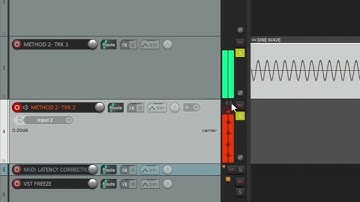 REAPER  AUDIO RECORDING AND MIDI  LATENCY OFFSET CORRECTION