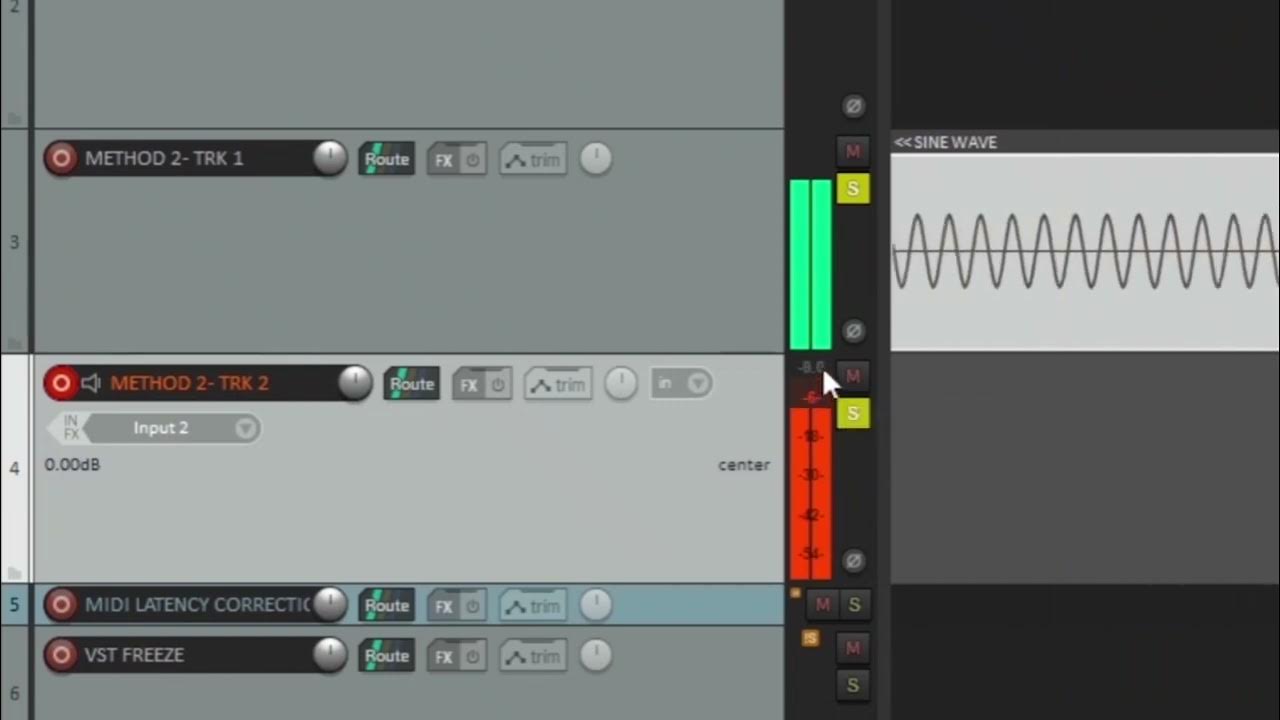 REAPER AUDIO RECORDING AND MIDI LATENCY OFFSET CORRECTION YouTube