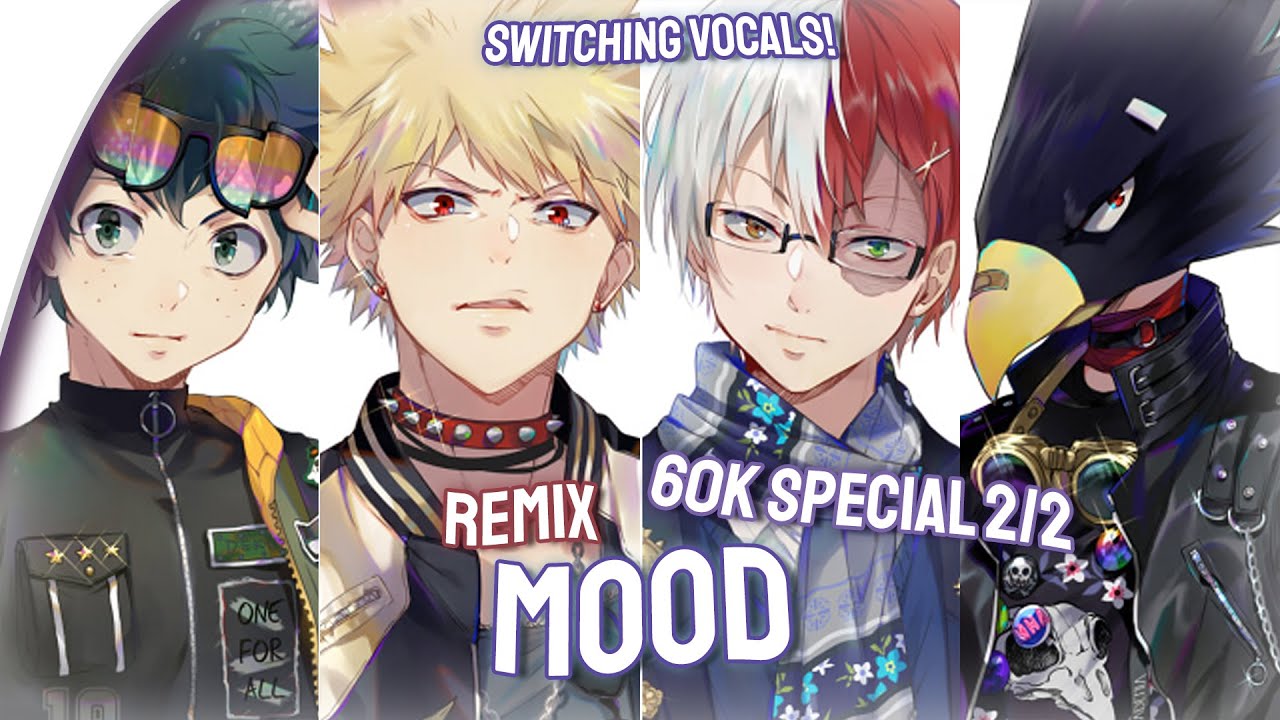 Nightcore Mood 24kgoldn Justin Bieber J Balvin Iann Dior Remix Switching Vocals Lyrics Youtube