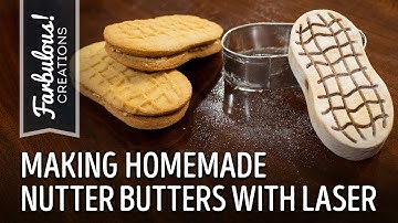 Making Homemade Nutter Butters with Laser Etched Stamp