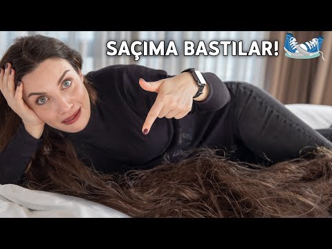 SAÇIMA BASTILAR 😫 YERE KADAR SAÇLA BİR GÜN