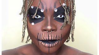 SKULL MAKEUP! I did it! 2nd attempt