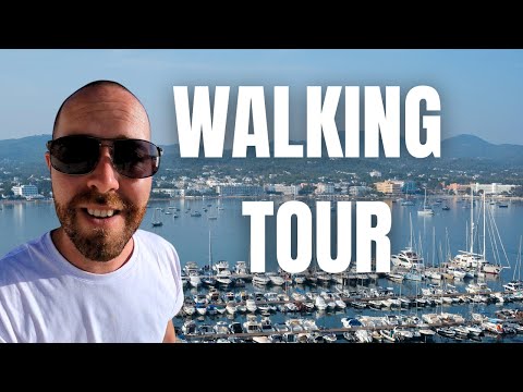 Ibiza, Spain 4K Walking Tour In San Antonio Ibiza