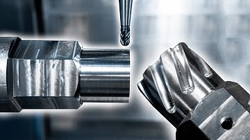 Titanium Part on 9 AXIS MILL/TURN | Speeds & Feeds | PUMA SMX3100