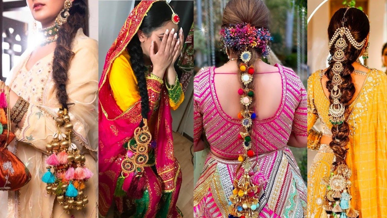 Bridal Paranda Designs: शादी में ट्राय करें ये 20 परांदा डिजाइंस और बन जाएं  देसी कुड़ी | beautiful and unique designs of Bridal Parandas for your  special day