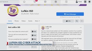 Lufkin ISD systems down due to ransomware attack