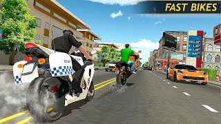 Police Bike Racing Free Gameplay 게임 플레이 screenshot 1