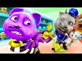 Stop, Bad Catnap! Police Take Care Baby Song - Imagine Kid Song & Nursery Rhymes | Wolfoo Kids Songs