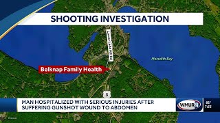 Man hospitalized with serious injuries after suffering gunshot wound to abdomen