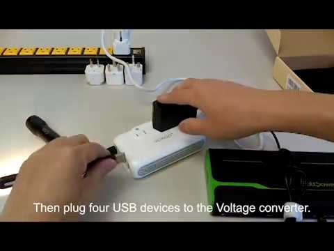 Sokoo Voltage Converter 220v To 110v Step Down International Travel Adapters Usb Charger Review