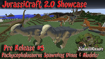JurassiCraft 2.0 Showcase Jurassicraft 2.0 Pre Release 5 Showcase Pachycephalosaurus