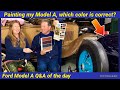 Painting my Ford Model A, which color is correct? Ford Model A Q&A of the day with @ModelA