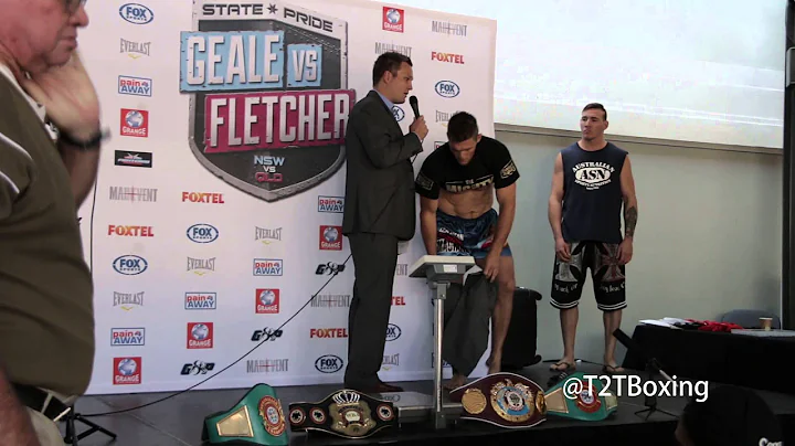 Mark Flanagan V Shane Quinn Weigh-In & Face Off