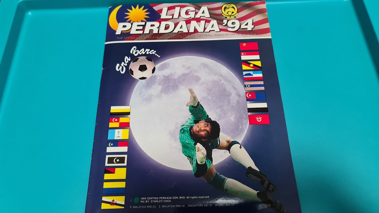 Liga Perdana 1994 Sticker Album (Genting Perkasa) (Completed)