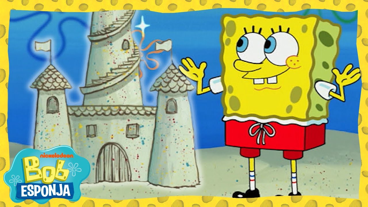 ¡Castillos de arena en 5 minutos! | Bob Esponja en Español