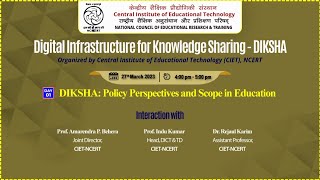 Online Training: Day 1 - DIKSHA: Policy Perspectives and Scope in Education