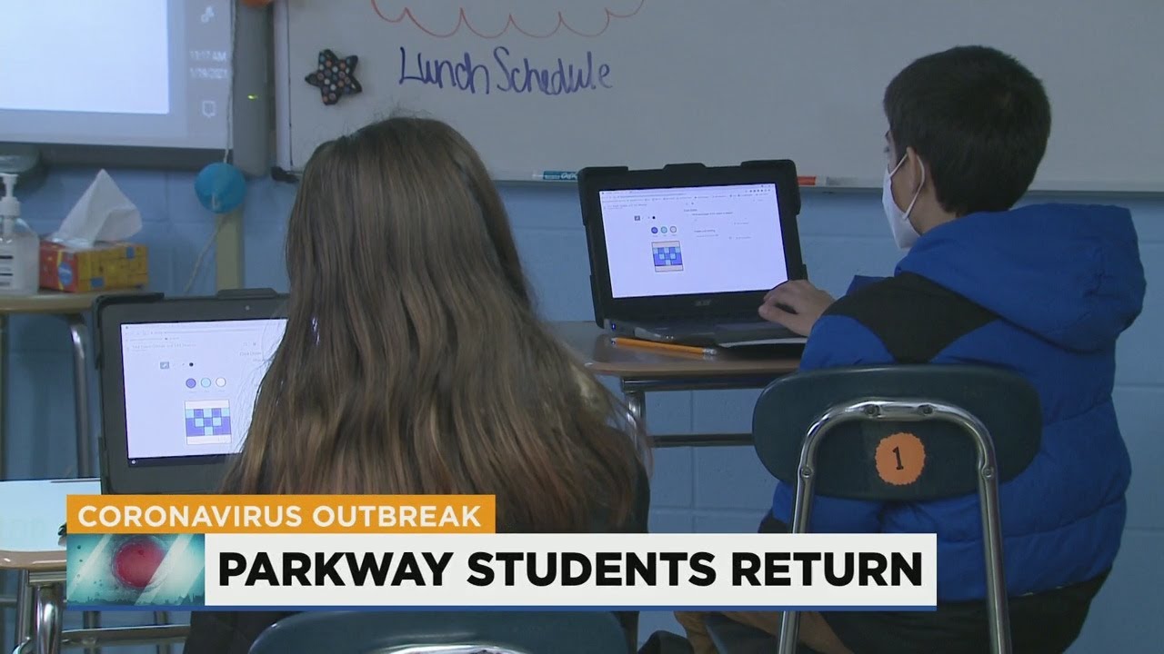 Parkway middle and high school students return to in-person learning ...