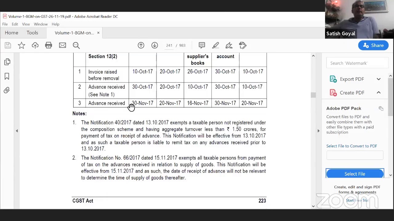 Reading & Understanding of GST - May 20, 2020 - YouTube