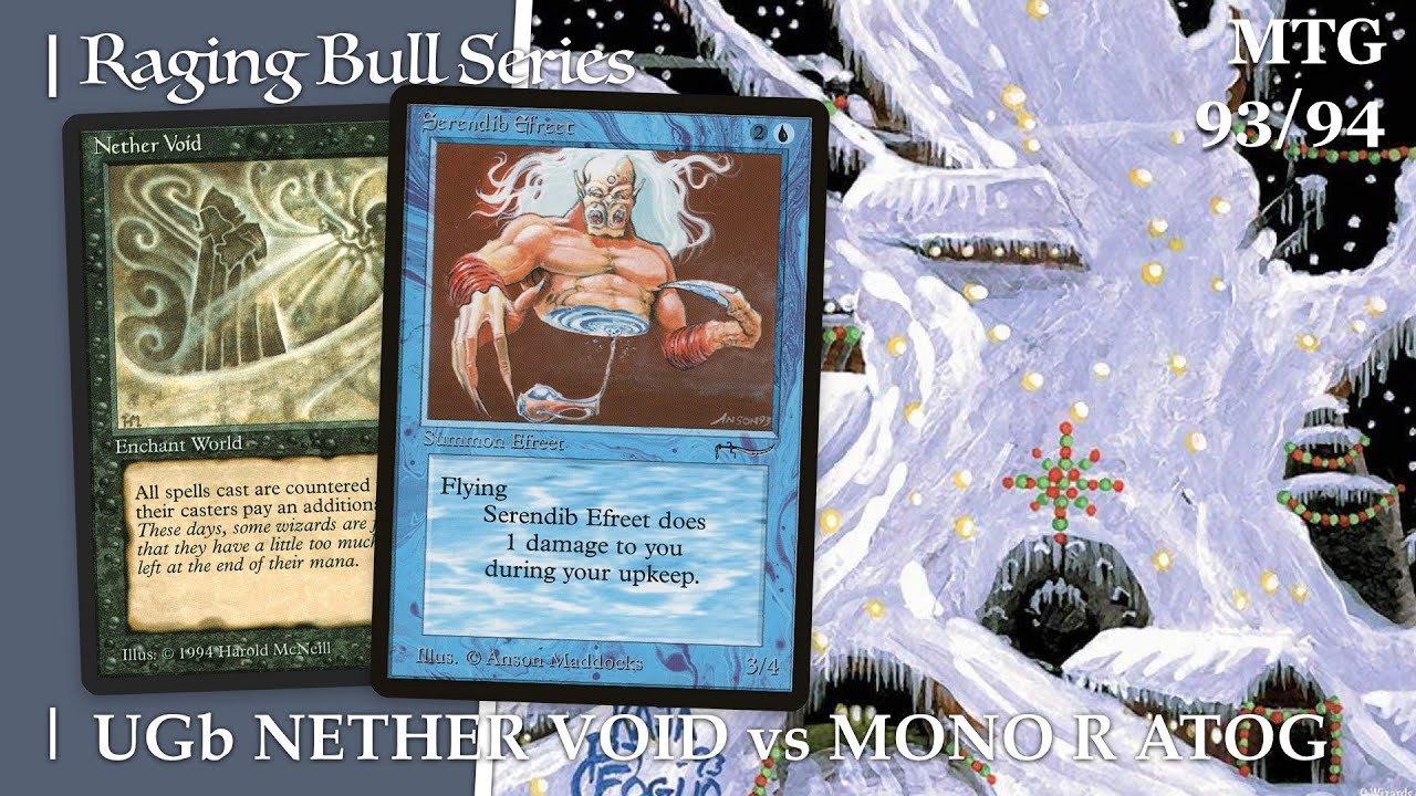 UGB Nether Void vs Mono R Atog | Ep5. RBS FINALS | Old School Magic the  Gathering (MTG 93/94) | 392