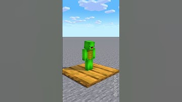 HELP Mikey and JJ kick the bedrock - Maizen Minecraft Animation #maizen