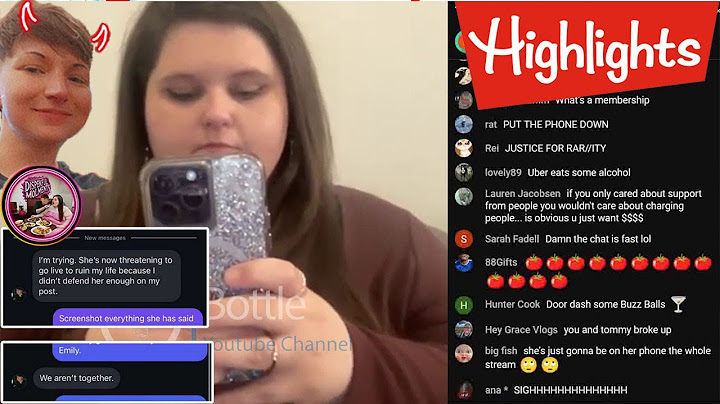 Amberlynn Reid goes LIVE after being DUMPED! by Tommy - Highlights (both livestreams)