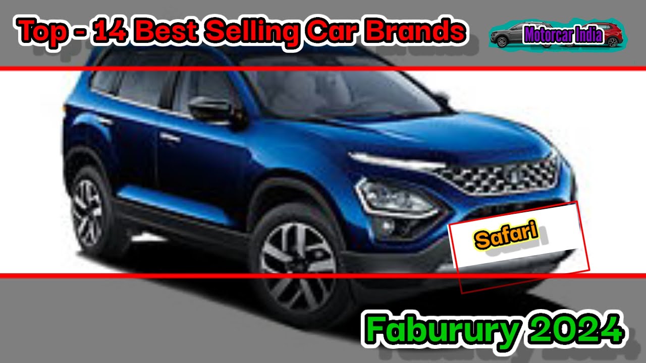 Top - 14 Best Selling Car Brands in india Faburury 2024 