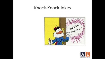 Teaching Tips from AE - Using Humor Part 2- Identifying and Using Humor with Knock-Knock Jokes