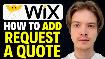 How To Add Request A Quote To WIX (2025)