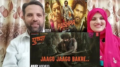 Pakistani Reaction on Pushpa: Jaago Jaago Bakre | Allu Arjun, Rashmika Mandanna | Vishal D | Sukumar