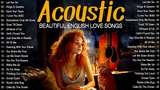 Beautiful Acoustic Songs 2024 Playlist 💙 Latest Trending English Acoustic Love Songs 2024 Cover