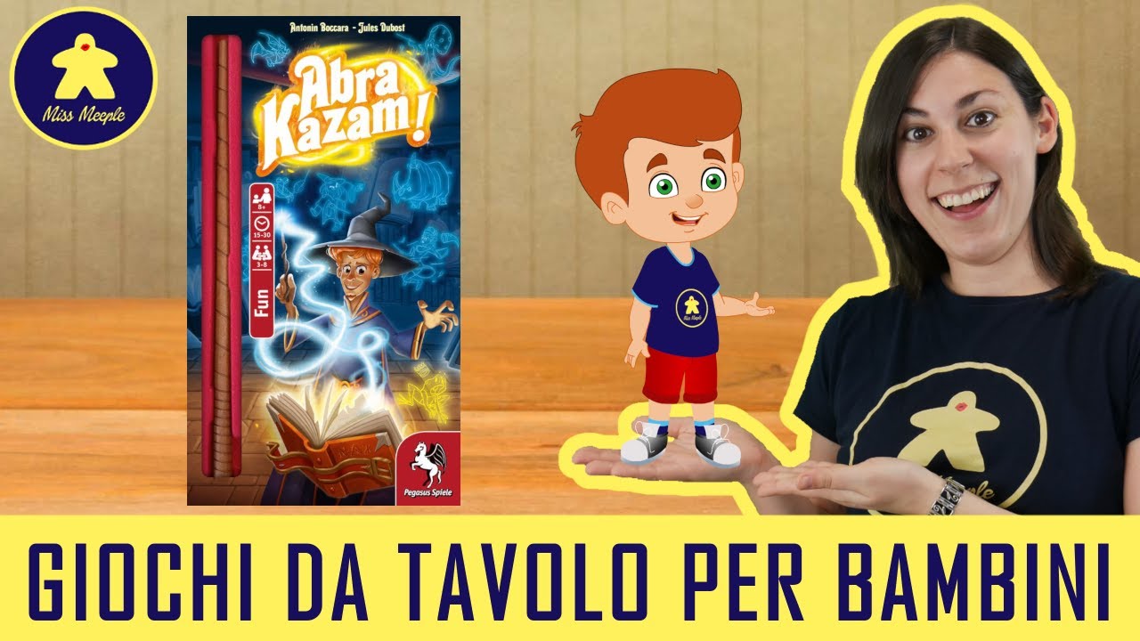 ABRA KAZAM! Gioco da tavolo per bambini 8+ anni YouTube