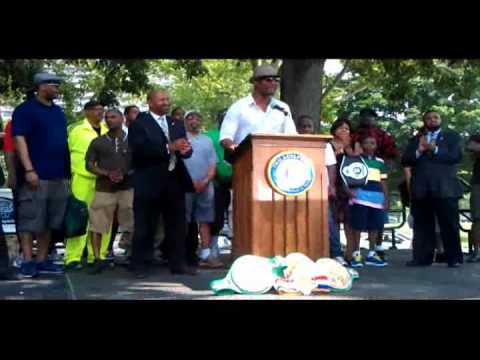 Philly Mayor Michael Nutter recognizes Bernard Hop...