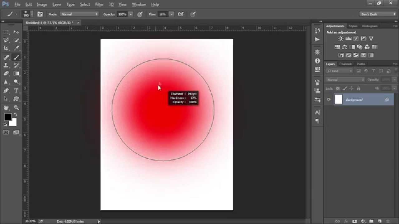 Vi ses Sandet holdall Perfect Brush Size and Hardness: Adobe Photoshop Quick Tip - YouTube