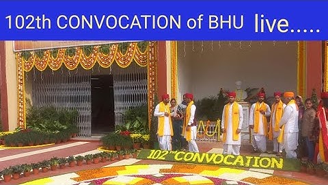 102th BHU Convocation|Nikesh Arora| Live streaming.....#bhu #iitbhu #convocation2022 #bhumi