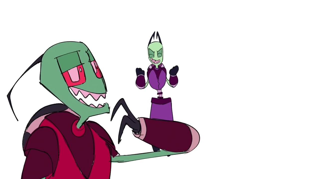 Nikes - animation meme Invader zim Almighty tallest hehe.