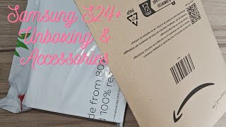 S24+ Marble Grey Unboxing & Accessories🩶