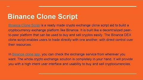 Binance Clone Script | To launch Crypto Exchange Platform like Binance