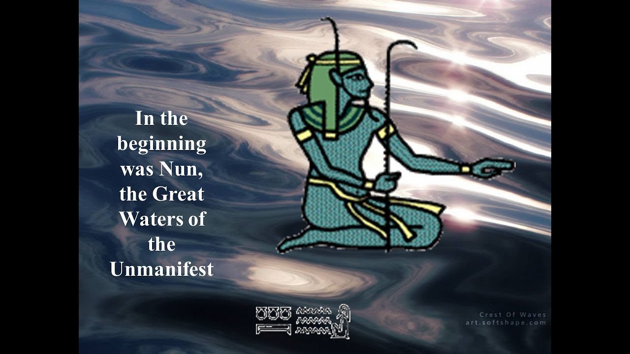 EGYPTIAN god NUN (god of water) Bible Study Glory Ministries YouTube